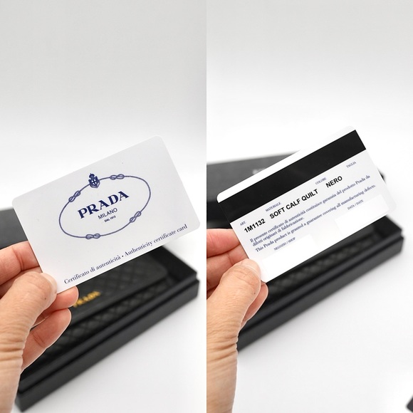 🍓PRADA NERO Quilted Wallet - Picture 10 of 12